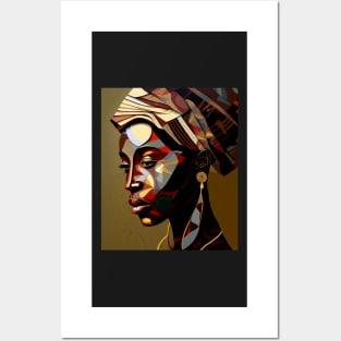 African Print Design Posters and Art